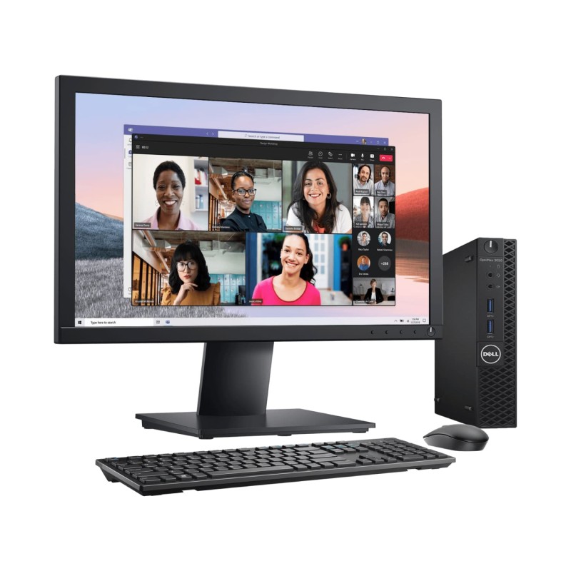 Dell Optiplex U. Slim, Core i5 7ma. Gen. 8GB RAM DDR4, 240GB SSD, Monitor 20"