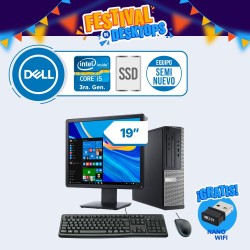 Dell Optiplex 3010 Slim, Core i5 3ra. Gen. 8GB RAM DDR3, 240GB SSD