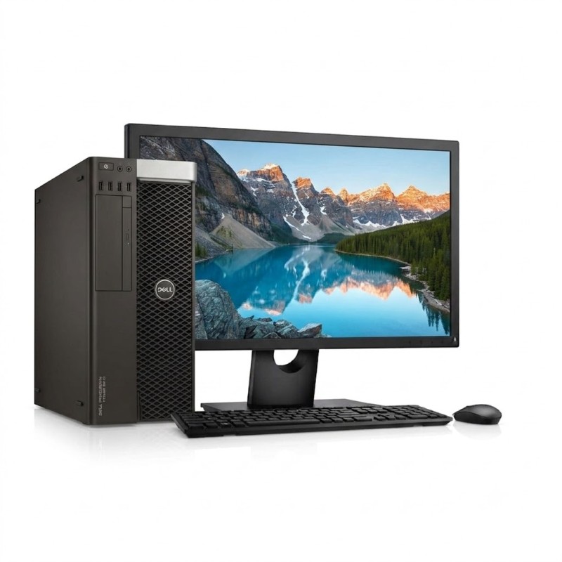 Dell Precision Torre, Core i7 6ta. Gen. 8GB RAM DDR4, 240GB SSD, Monitor 22"