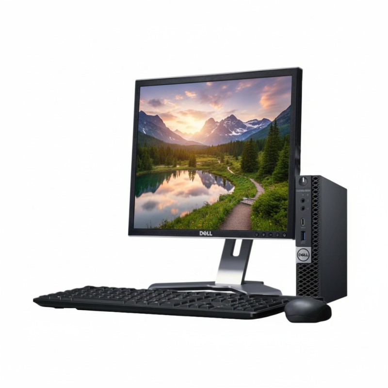 Dell Optiplex 3050 Ultra Slim, Core i3 6ta. Gen. 8GB RAM DDR4, 240GB SSD, Monitor 19" Dell Optiplex 3050 Ultra Slim, Core i3 6ta. Gen. 8GB RAM DDR4, 240GB SSD, Monitor 19"