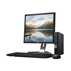 Dell Optiplex 3060 Slim, Core i3 8va. Gen. 8GB RAM DDR4, 480GB SSD, Monitor 19"