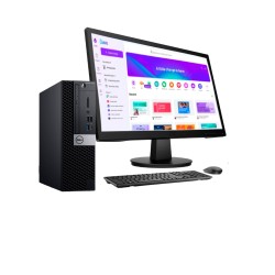 Dell Optiplex 7070 Slim, Core i7 9na. Gen. 16GB RAM DDR4, 512GB SSD, Monitor 22"