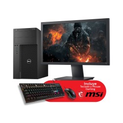 Dell Precision 3620 Torre, Core i7 6ta. Gen. 24GB RAM DDR4, 480SSD, RADEON R7 240, Monitor 22"