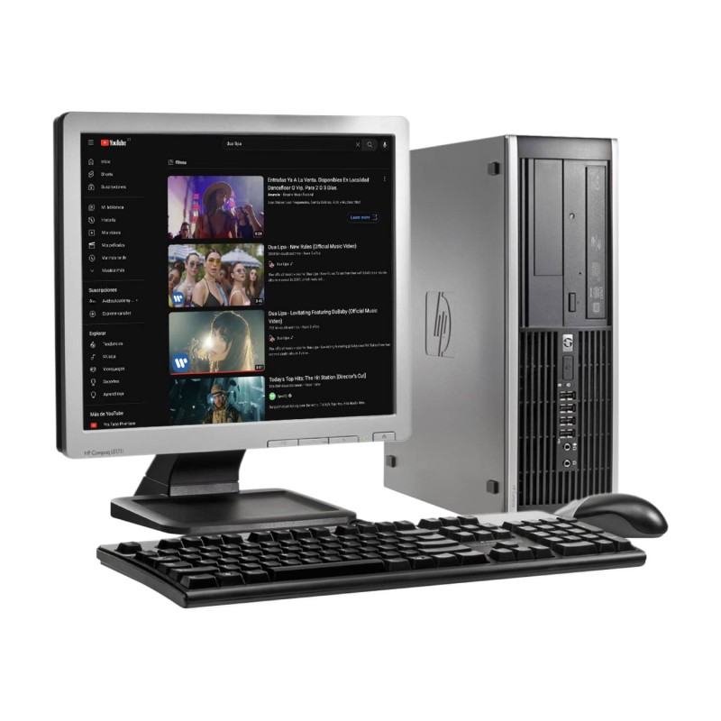 HP Compaq Pro 6305 Desktop AMD A8, 8GB RAM DDR3, 240GB SSD, Monitor 17"