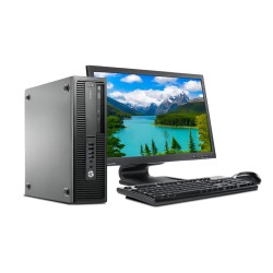 HP EliteDesk 800 G2 Desktop Core i5 6ta. Gen. 8GB RAM DDR4, Monitor 19"