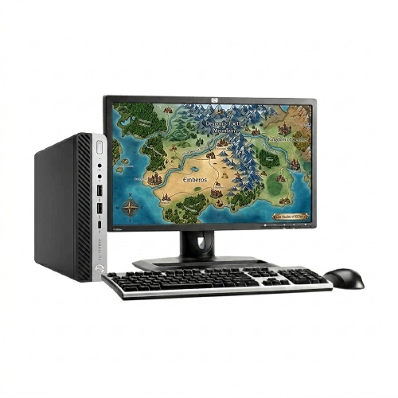 HP ProDesk 600 G2 Ultra Slim Core i7 6ta. Gen. 16GB RAM DDR4, 480GB SSD, Monitor 22"