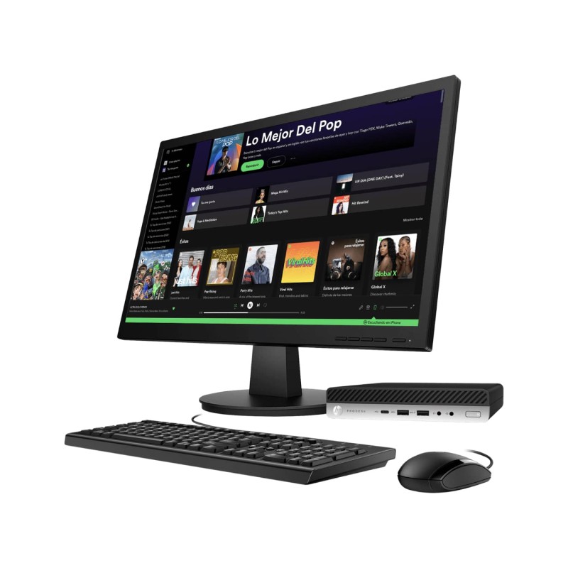 HP Prodesk 600/800 G4 Ultra Slim Core i5 8va. Gen. 16GB RAM DDR4, 240GB SSD, Monitor 22"