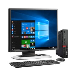 Lenovo M710Q Ultra Slim, Core i3 7ma. Gen. 8GB RAM DDR4, 128GB SSD, Monitor 19"