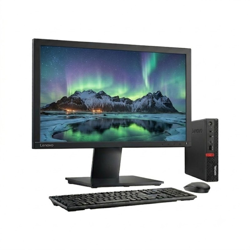 Lenovo Thinkcentre M720s  U. Slim Core i5 8va. Gen. 8GB RAM DDR4, 240GB SSD. Monitor 22"