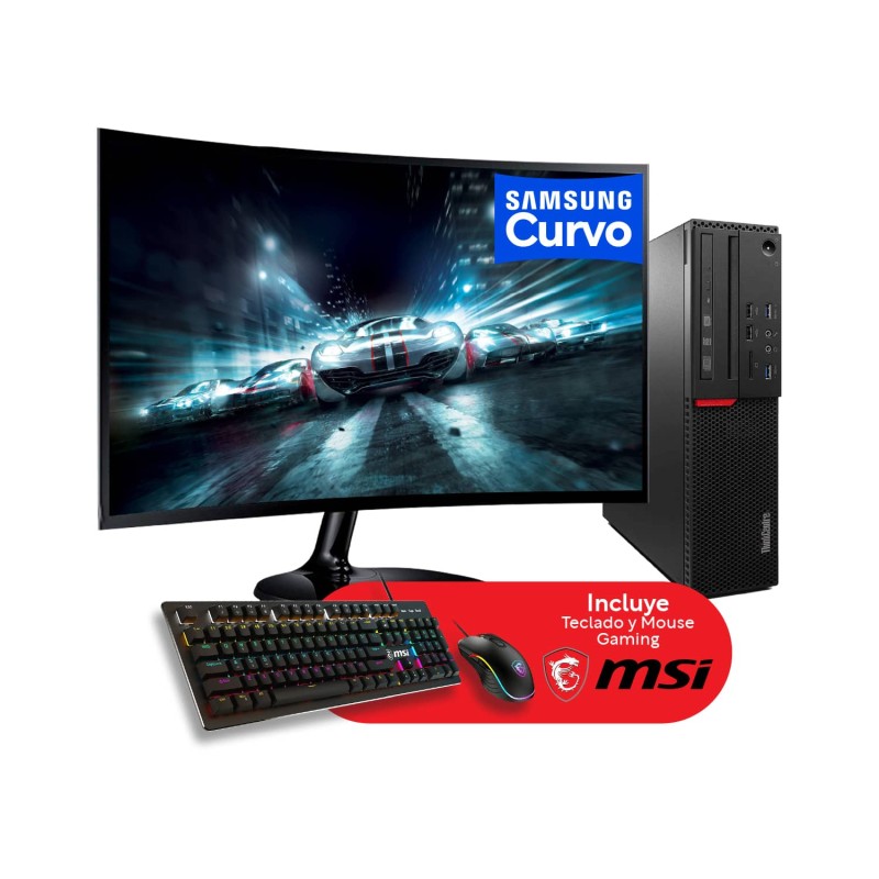 Lenovo M900 Slim Core i7 6ta. Gen. 16GB RAM DDR4, 480SSD, RADEON R5 340, Monitor 27" Curvo Lenovo M900 Slim Core i7 6ta. Gen. 16GB RAM DDR4, 480SSD, RADEON R5 340, Monitor 27" Curvo