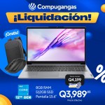 Lenovo IdeaPad 1 Core i5 12va. Gen. Pantalla 15.6", 8GB RAM, 512GB SSD 